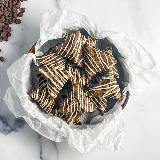 triple chocolate hamantaschen