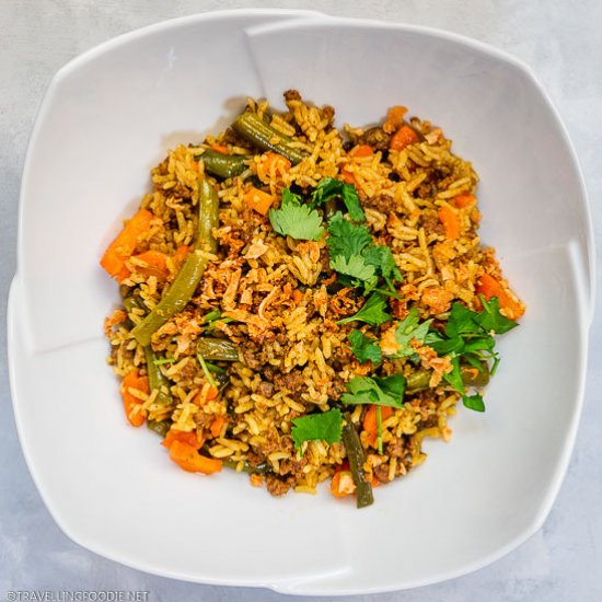 Instant Pot Biryani with Beef