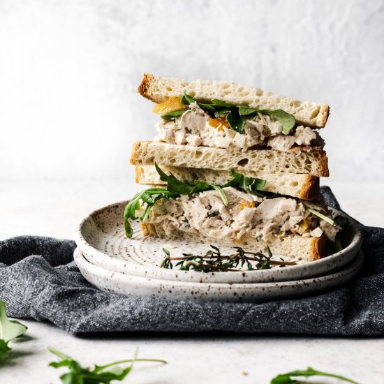 Apricot Bacon Thyme Chicken Salad