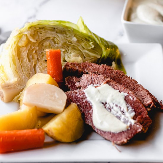 Corned Beef with Creamy Mustard