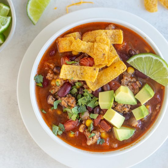 easy taco soup