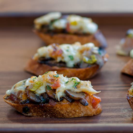 Spanish Tapas with Mushrooms