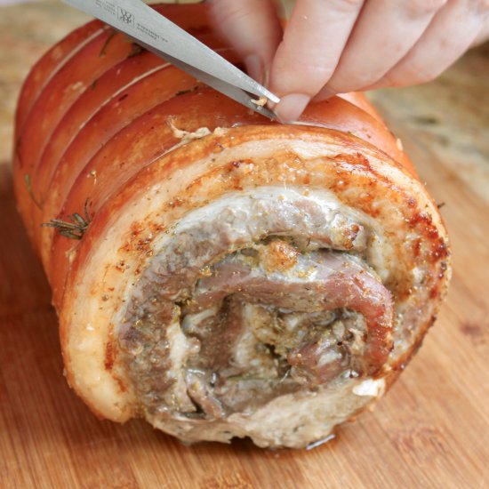 how to make Italian porchetta