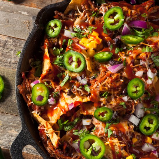 Smoked Pulled Pork Nachos