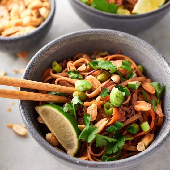 Thai Vegan Peanut Noodles