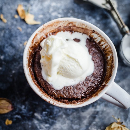 Hot Chocolate Mug Cake