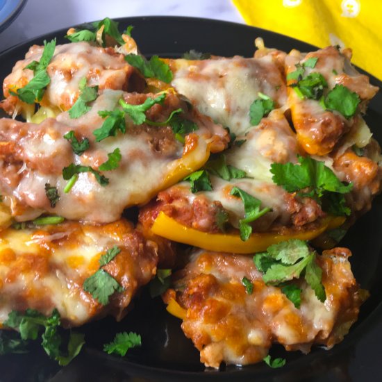 Air Fryer Stuffed Mini Peppers