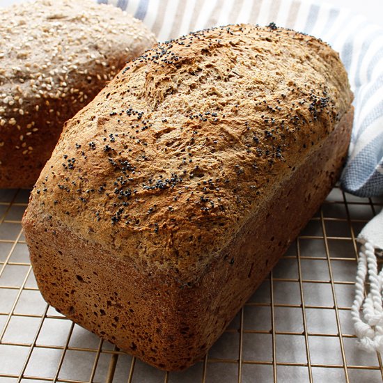 Buckwheat Hemp Bread (GF/V)