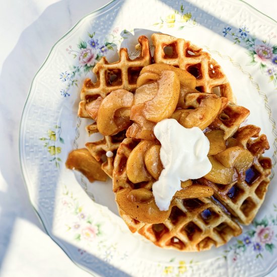 Chai Spiced Waffles