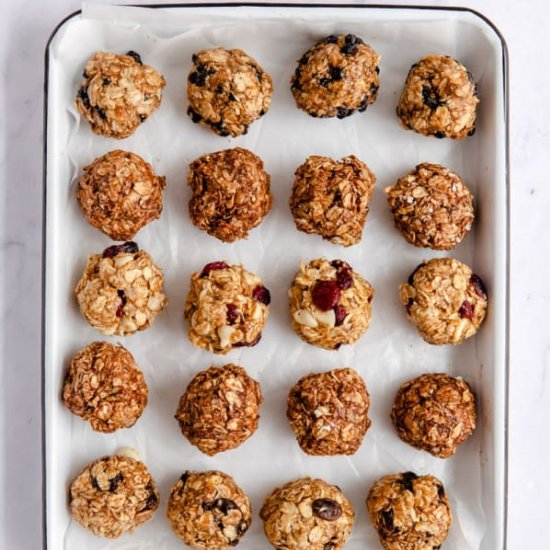 Easy Protein Balls Five Ways