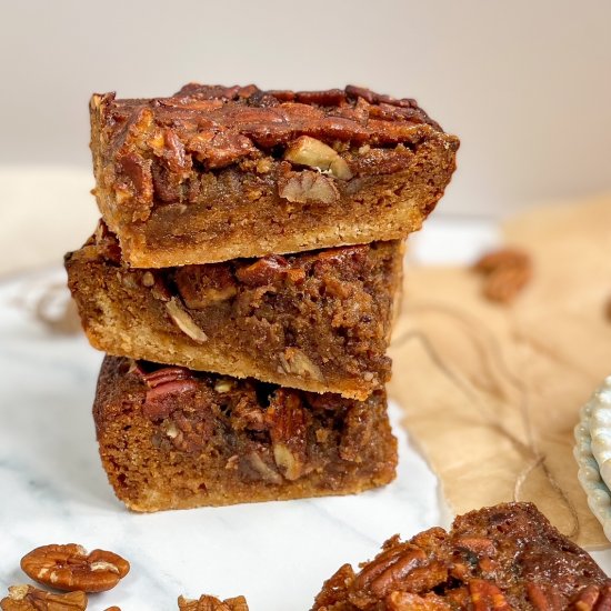 Cinnamon Pecan Pie Bars