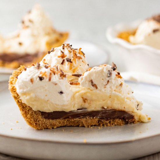 Chocolate Coconut Cream Pie