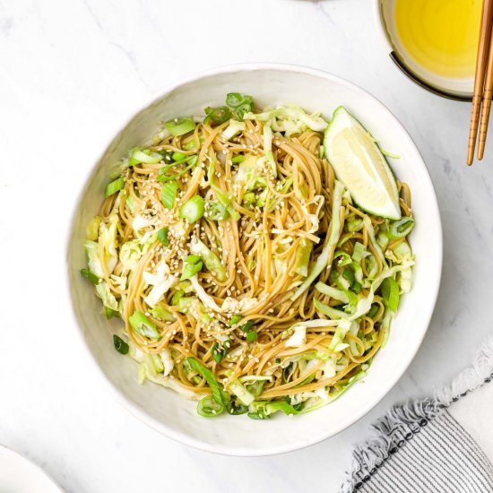 Cold Sesame Noodle Salad