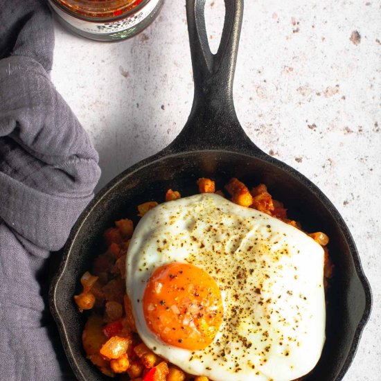 Chickpea & Chorizo Hash