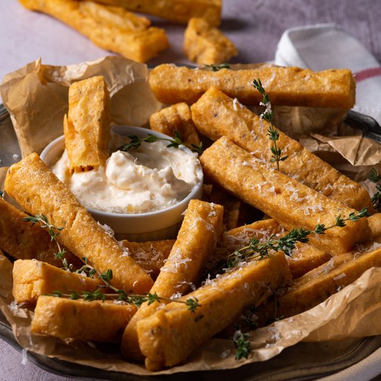 Smoked Paprika Chickpea Fries