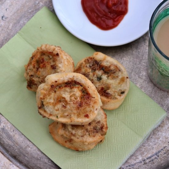 Pinwheel samosa