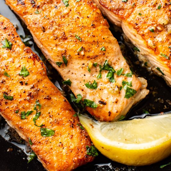 garlic butter salmon