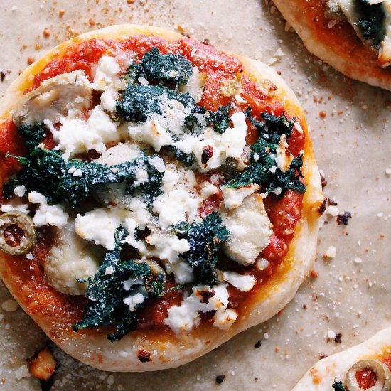 Mini Sourdough Pizzas