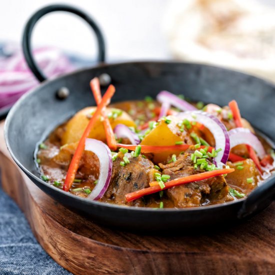 Aloo Gosht Lamb and Potato Curry