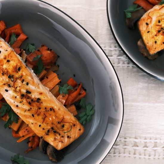 Parchment paper Salmon