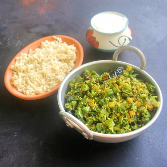 broad beans stir fry