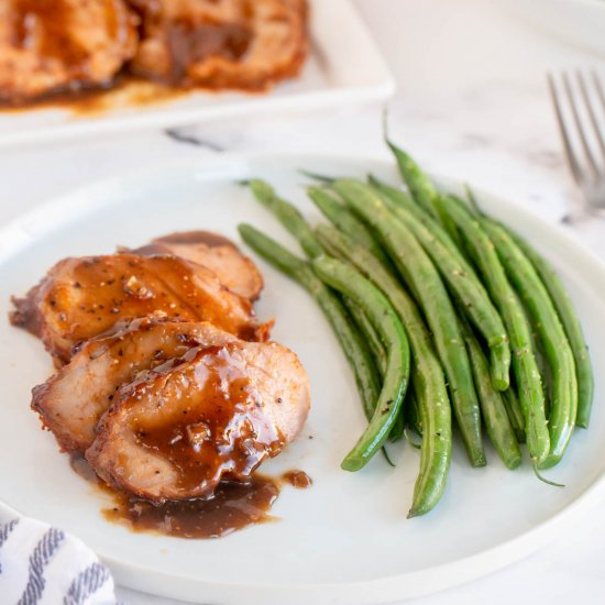 Whisky Glazed Pork Tenderloin