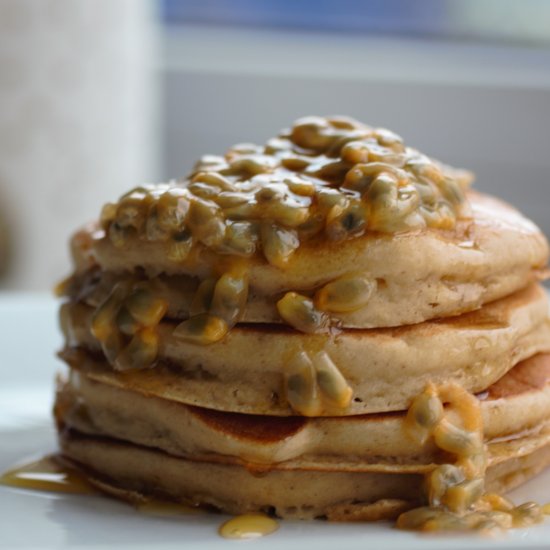 Mango & Passionfruit Pancakes