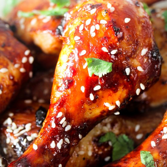 Baked Honey Soy Chicken Drumsticks