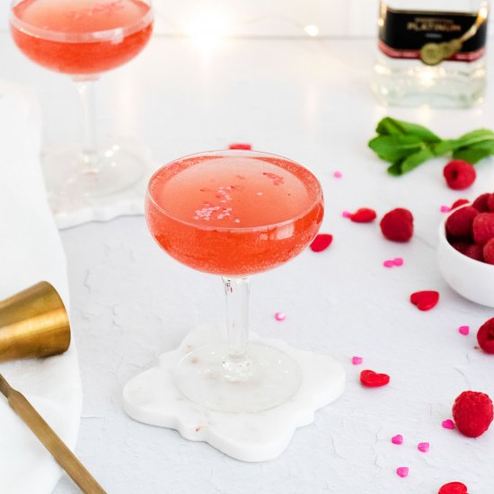 Raspberry Rosé Spritzer