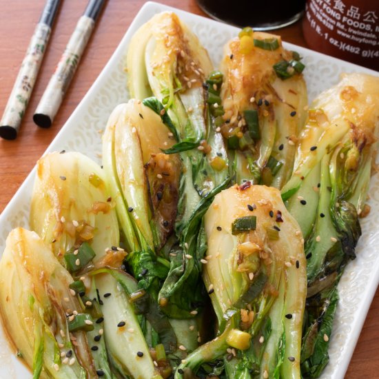 Spicy Baby Bok Choy