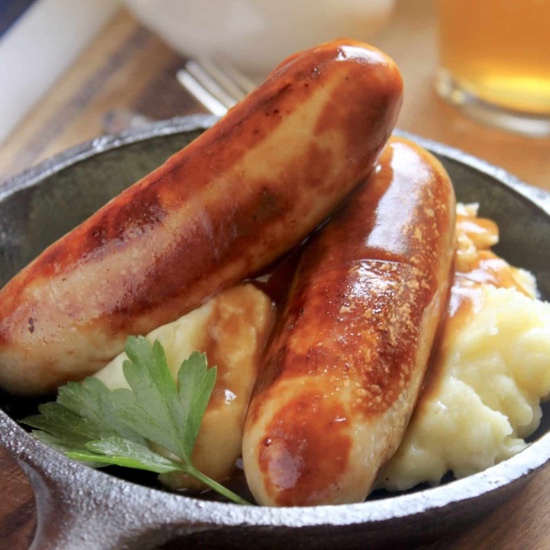 british bangers and mash