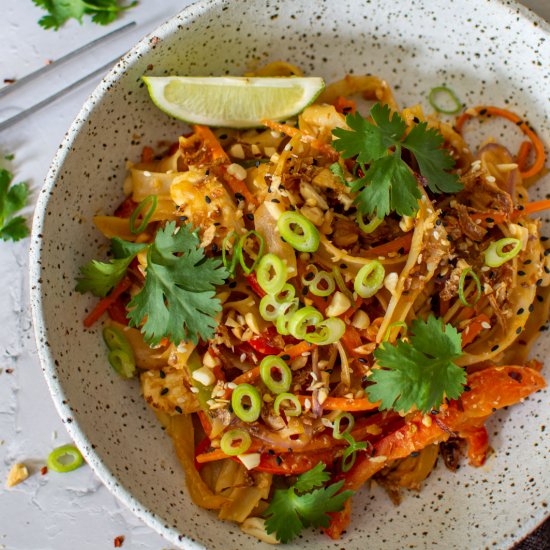 Peanut butter chicken stirfry