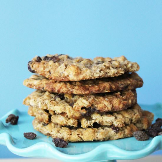 Ultimate Oatmeal Raisin Cookies