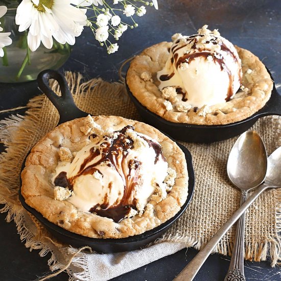 Chocolate Chip Skillet Cookie