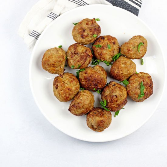 Air Fryer Turkey Meatballs