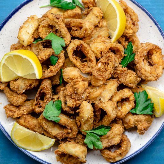 Easy Fried Calamari