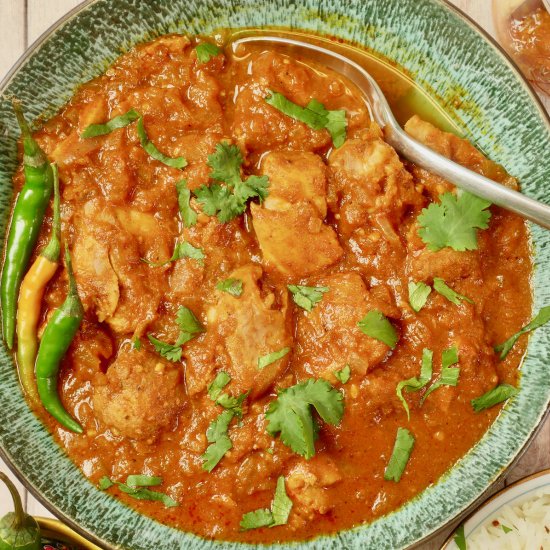 Weeknight IP Chicken Vindaloo