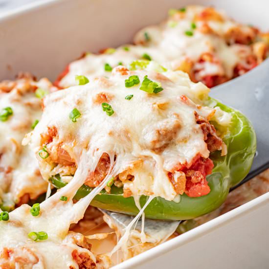 Ground Beef Stuffed Peppers