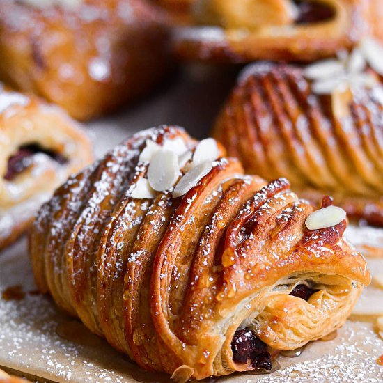 Vegan French Chocolate Croissants