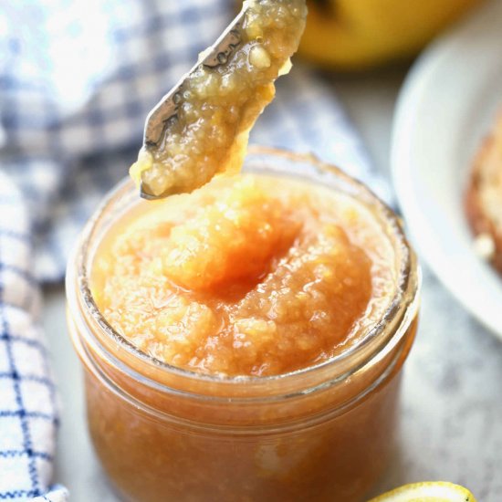 Quince Jam (Easy, 3 Ingredients)