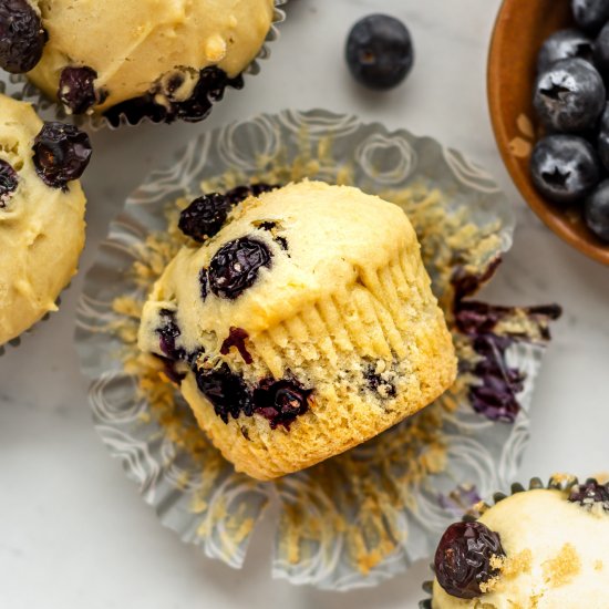 Vegan Blueberry Muffins