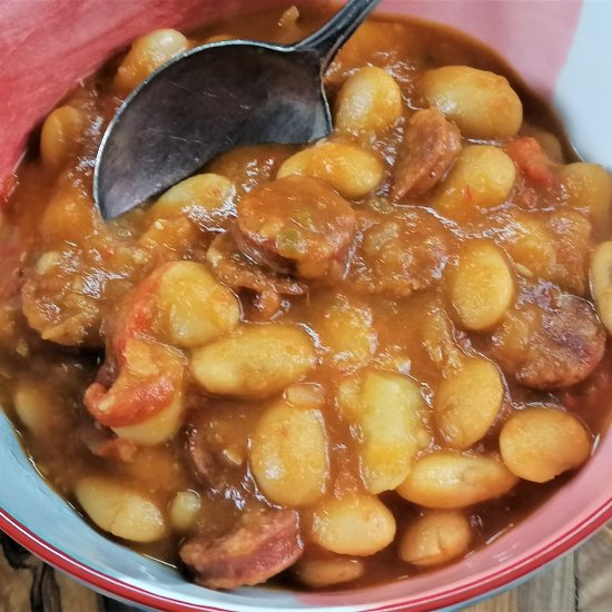 BEANS  WITH  CHORIZO