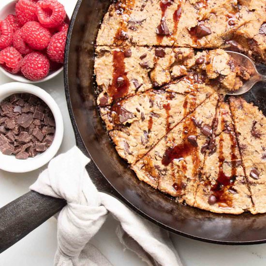 Chocolate Chunk Skillet Cookie