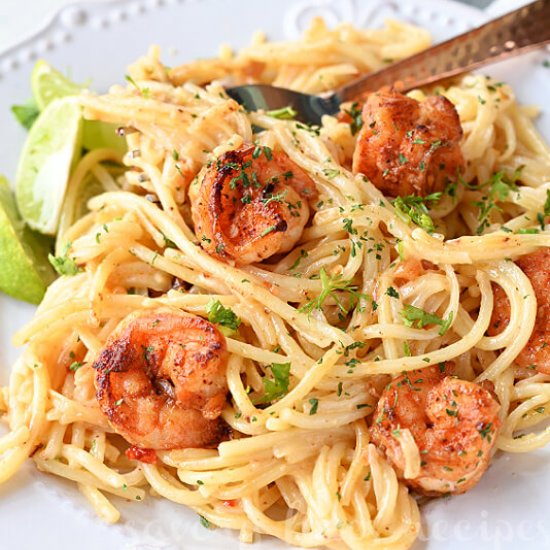 Bang Bang Shrimp Pasta