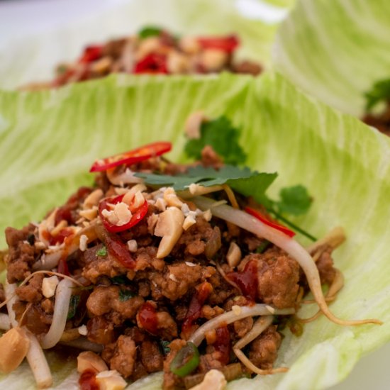 SAN CHOY BAU LETTUCE WRAPS