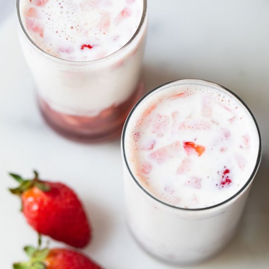 Strawberry Milk (Korean Style)