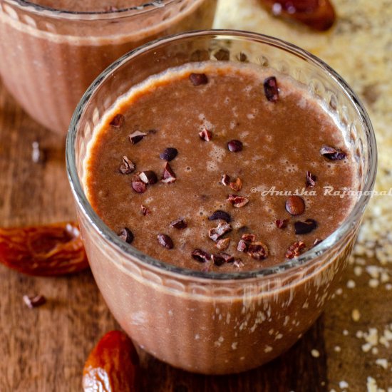 Vegan Coffee Banana smoothie