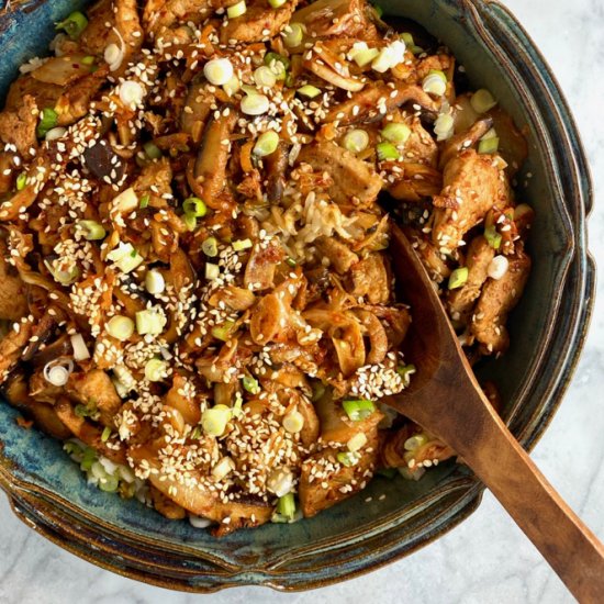 Stir-Fried Pork with Kimchi