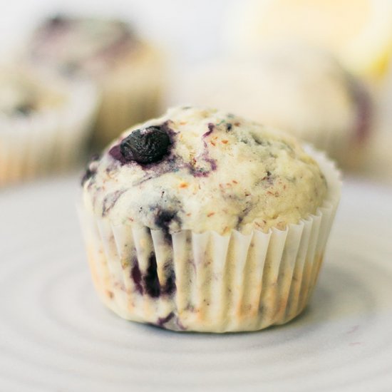 Vegan Lemon Blueberry Muffins