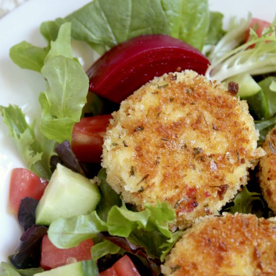 beet and goat cheese salad